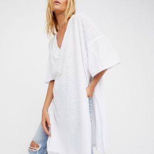 Free People City Slicker tunic tee
